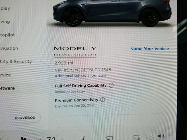 2020 Tesla Model Y Performance Electric