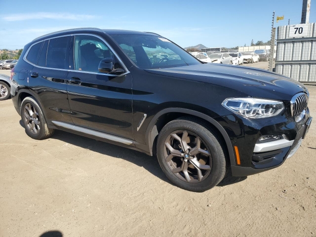 2021 BMW X3 XDRIVE30I справа спереди